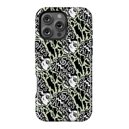 She's Alive Bride of Frankenstein Parody Phone Case