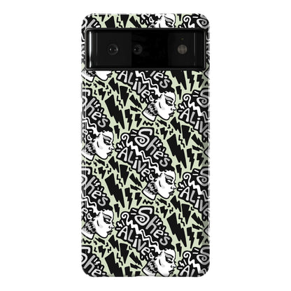 She's Alive Bride of Frankenstein Parody Phone Case