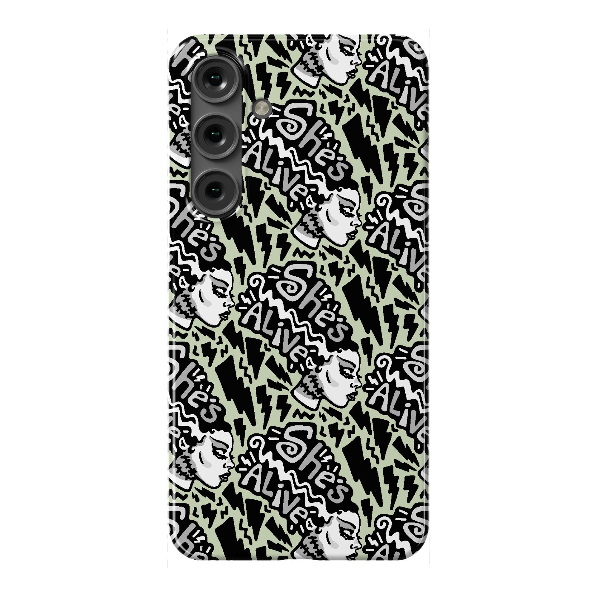 She's Alive Bride of Frankenstein Parody Phone Case