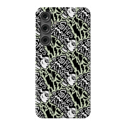 She's Alive Bride of Frankenstein Parody Phone Case