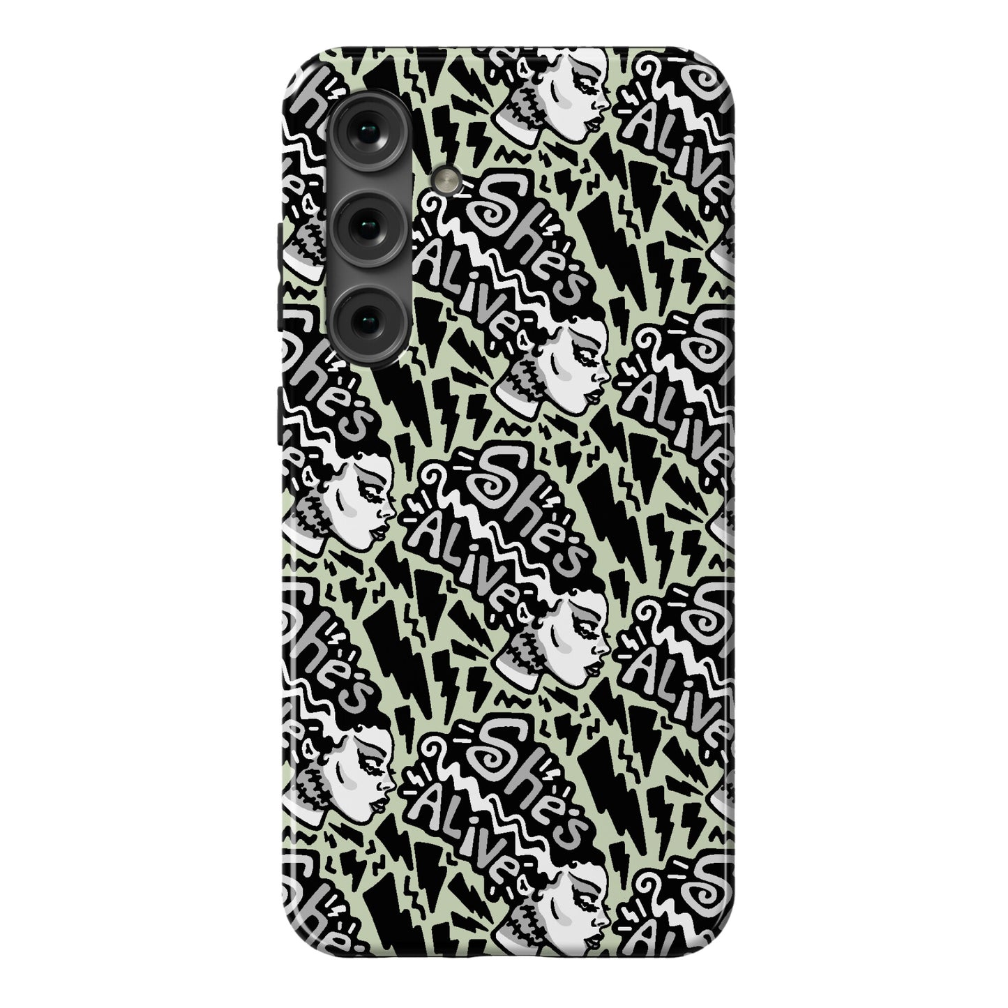 She's Alive Bride of Frankenstein Parody Phone Case