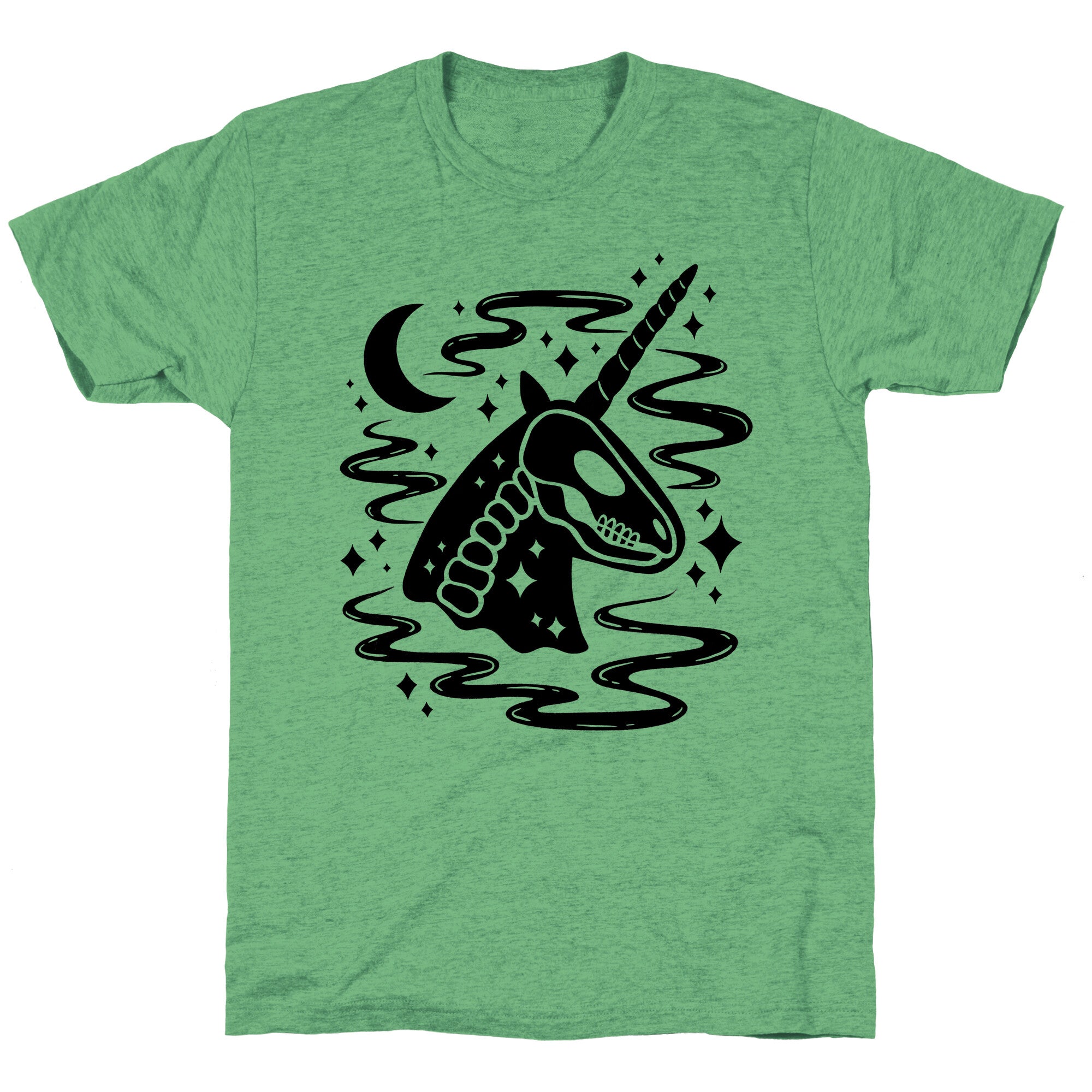 Spooky Ghost Unicorn Unisex Triblend Tee