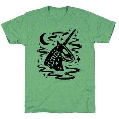 Spooky Ghost Unicorn Unisex Triblend Tee