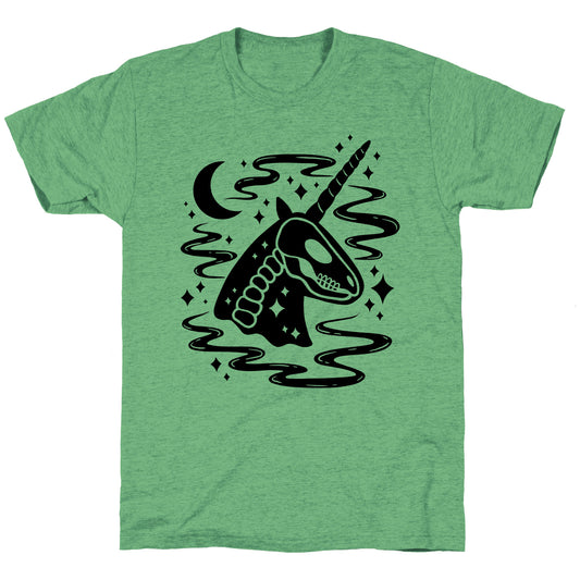 Spooky Ghost Unicorn Unisex Triblend Tee