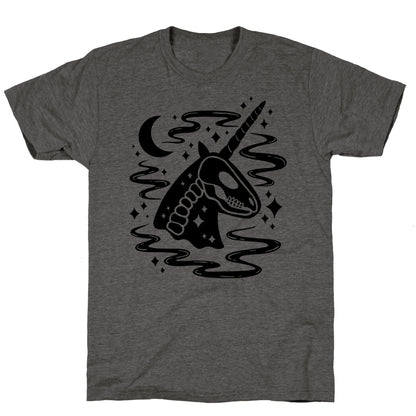 Spooky Ghost Unicorn Unisex Triblend Tee