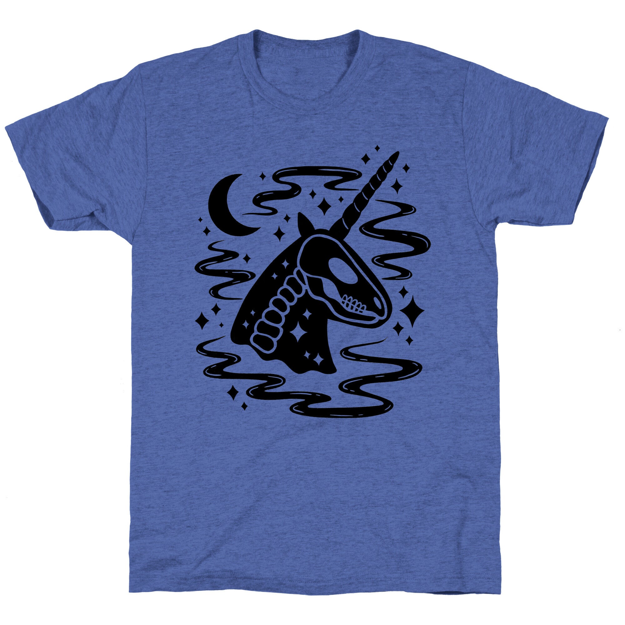 Spooky Ghost Unicorn Unisex Triblend Tee