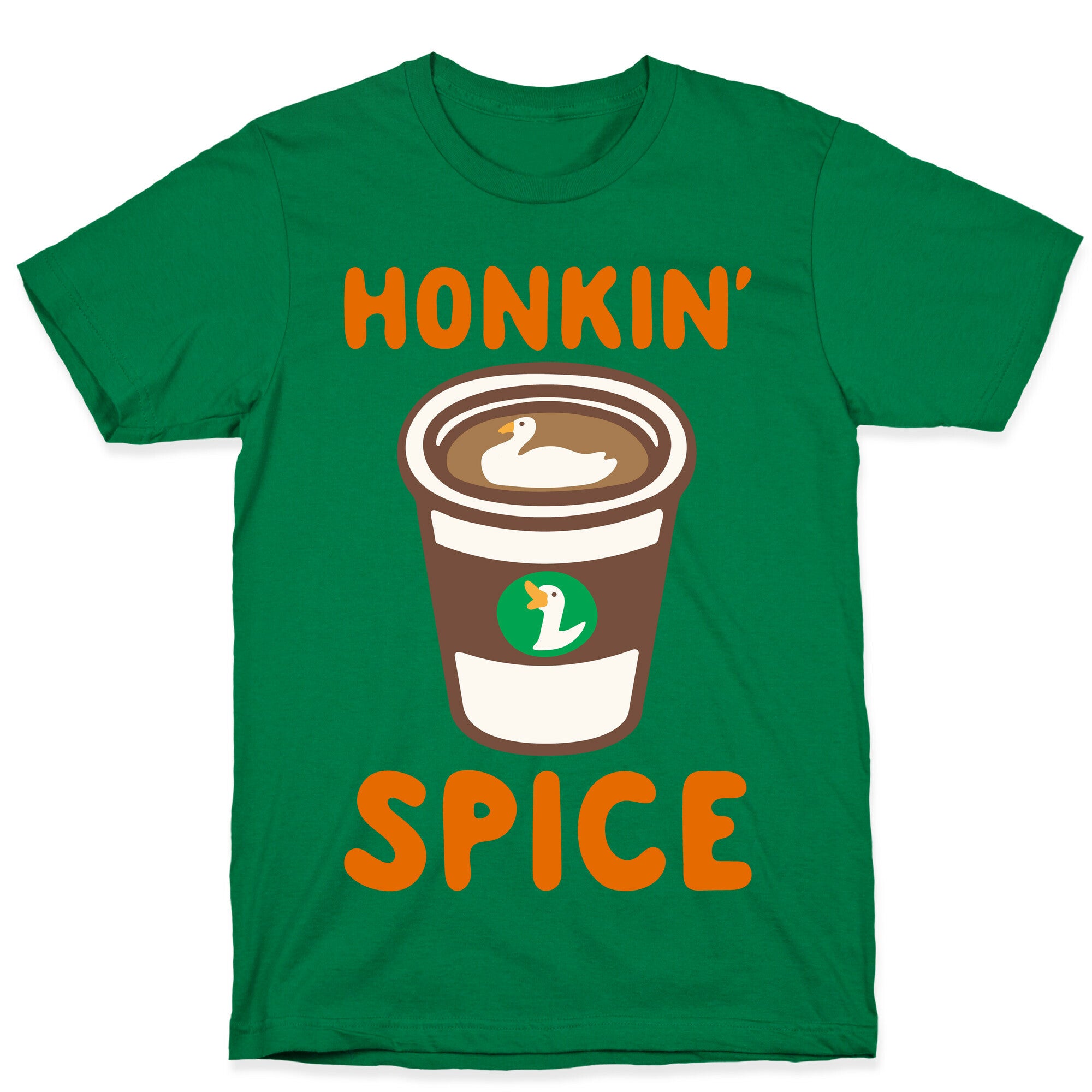 Honkin' Spice Parody White Print T-Shirt
