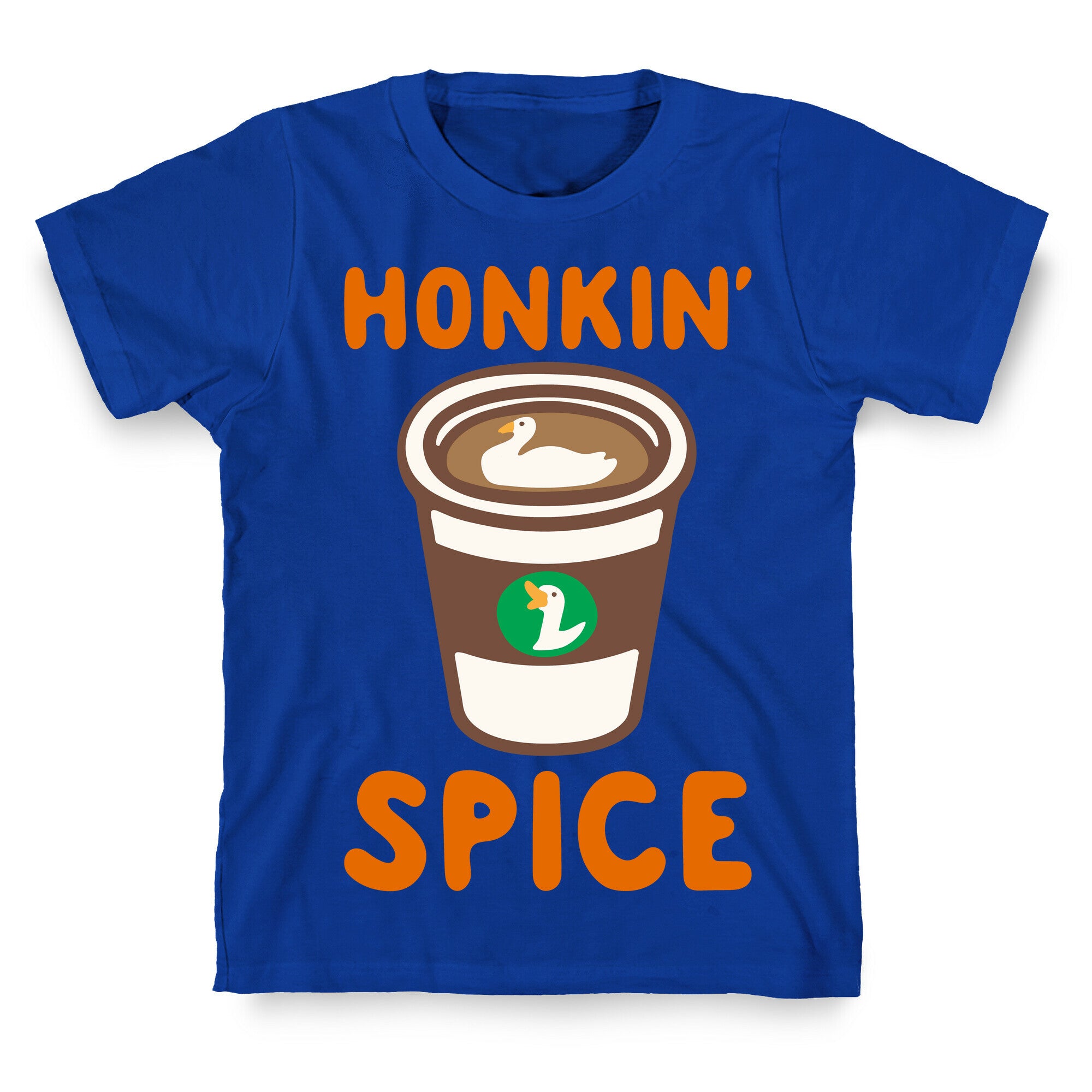 Honkin' Spice Parody White Print T-Shirt
