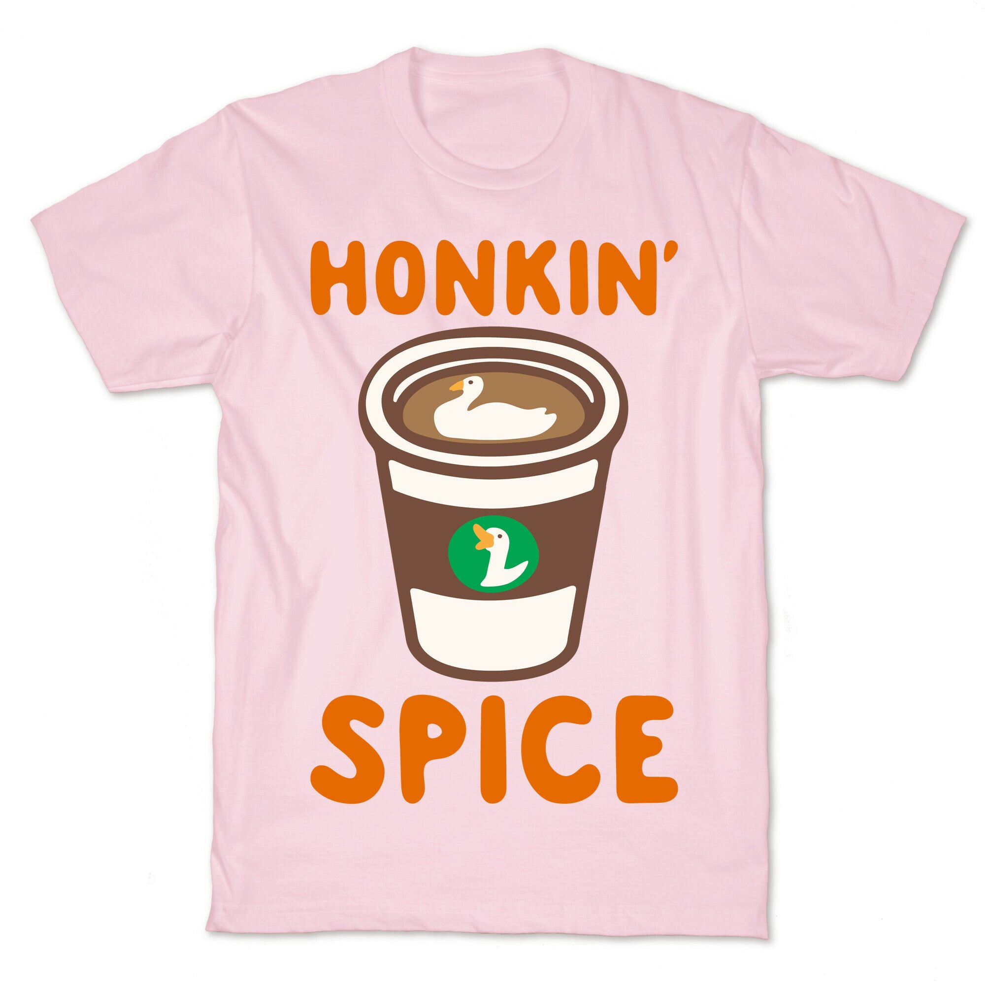 Honkin' Spice Parody White Print T-Shirt