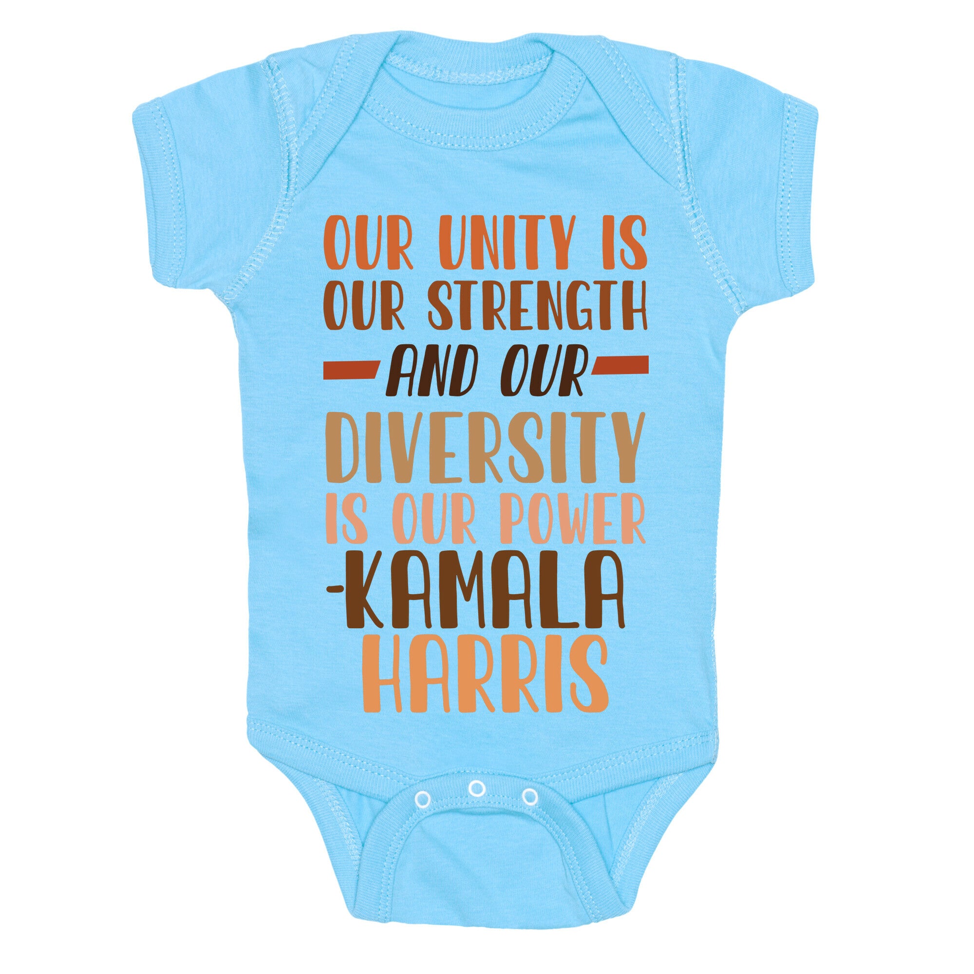 Our Unity is Our Strength And Our Diversity is Our Power Kamala Baby One-Piece