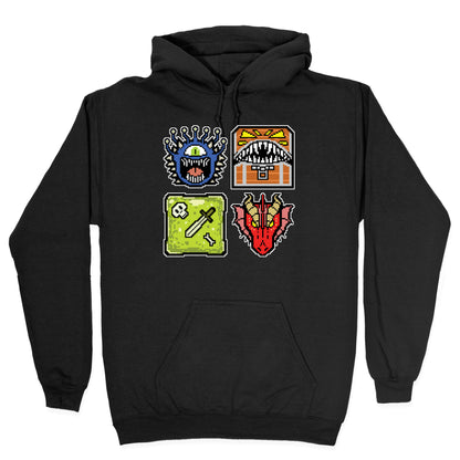 Pixel DnD Monsters Hoodie