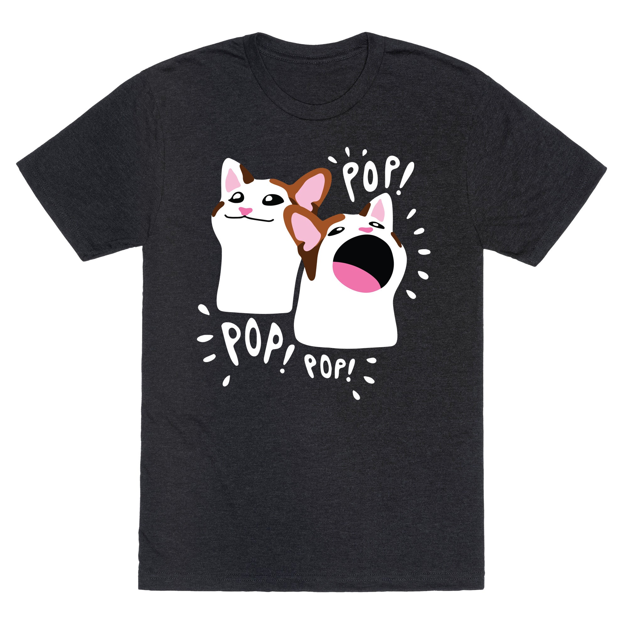 Pop Cat Unisex Triblend Tee
