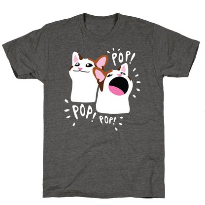 Pop Cat Unisex Triblend Tee