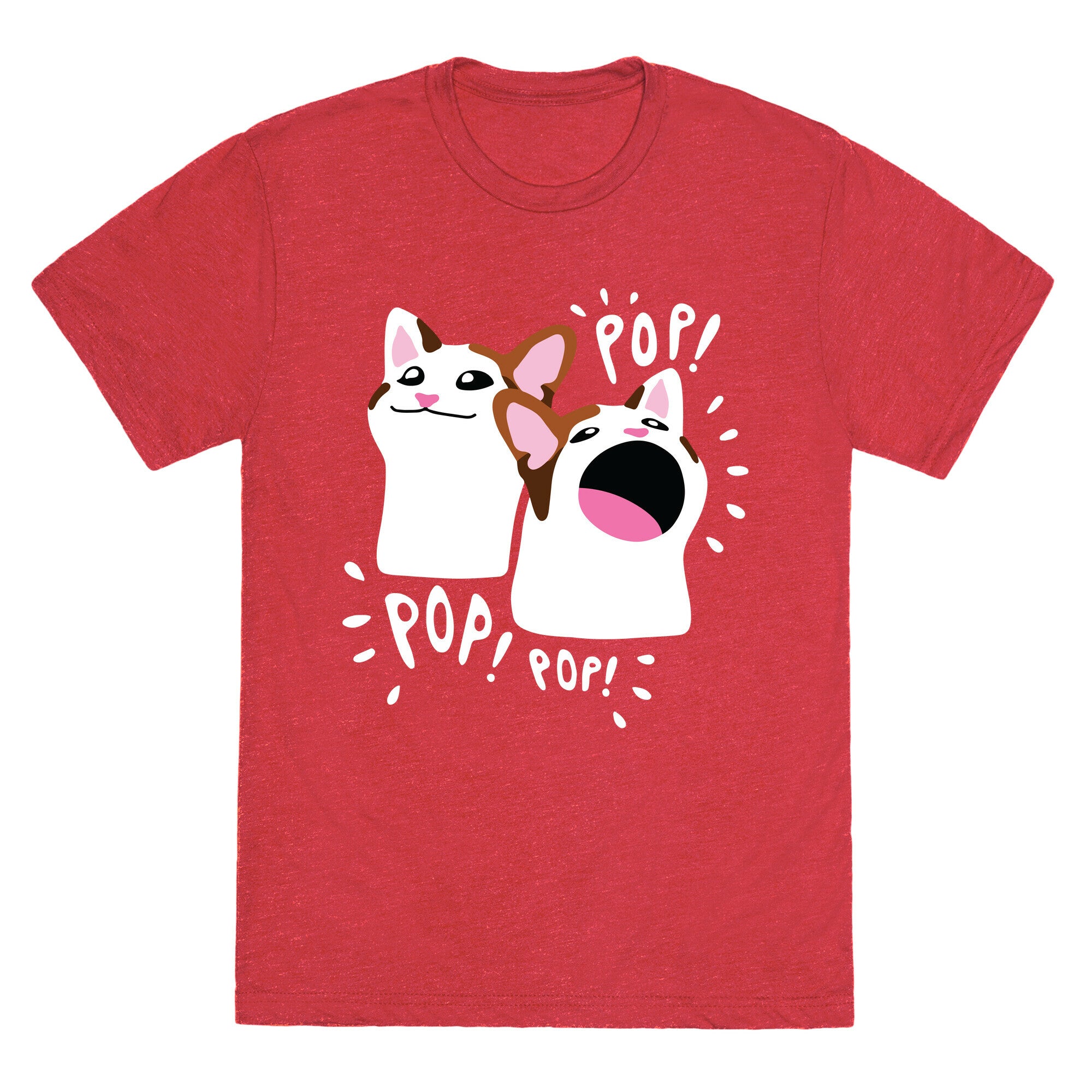 Pop Cat Unisex Triblend Tee