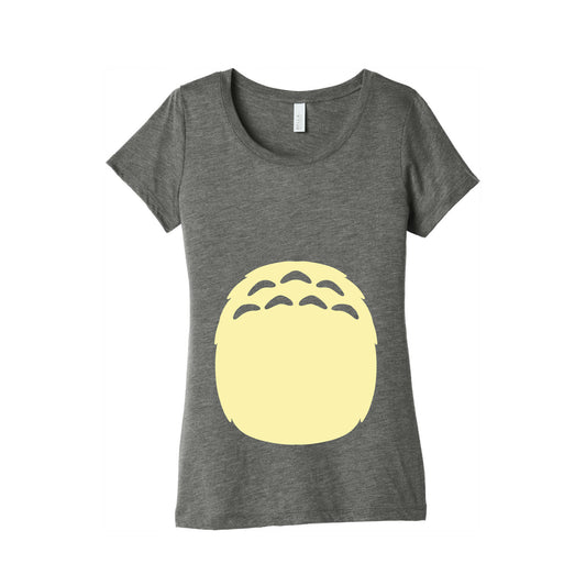 Totoro Tummy Women's Triblend Tee