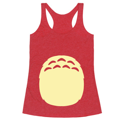 Totoro Tummy Racerback Tank