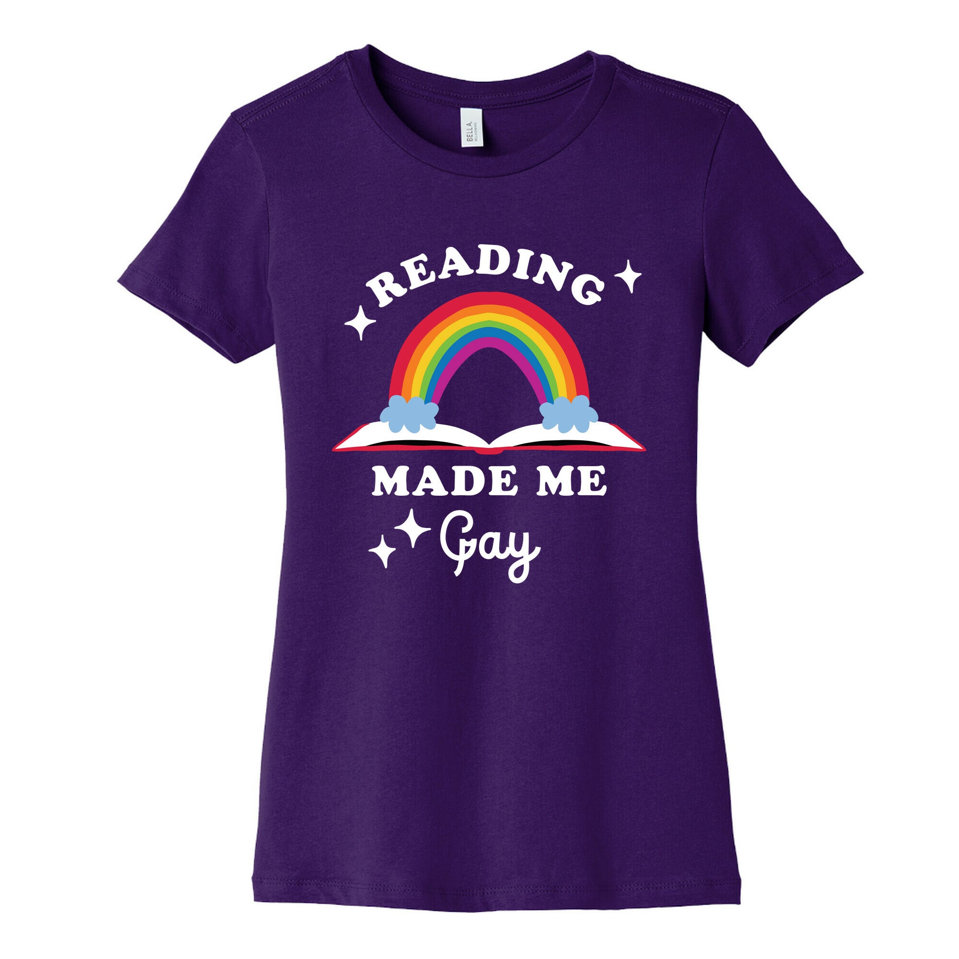 Reading Made Me Gay Women's Cotton Tee