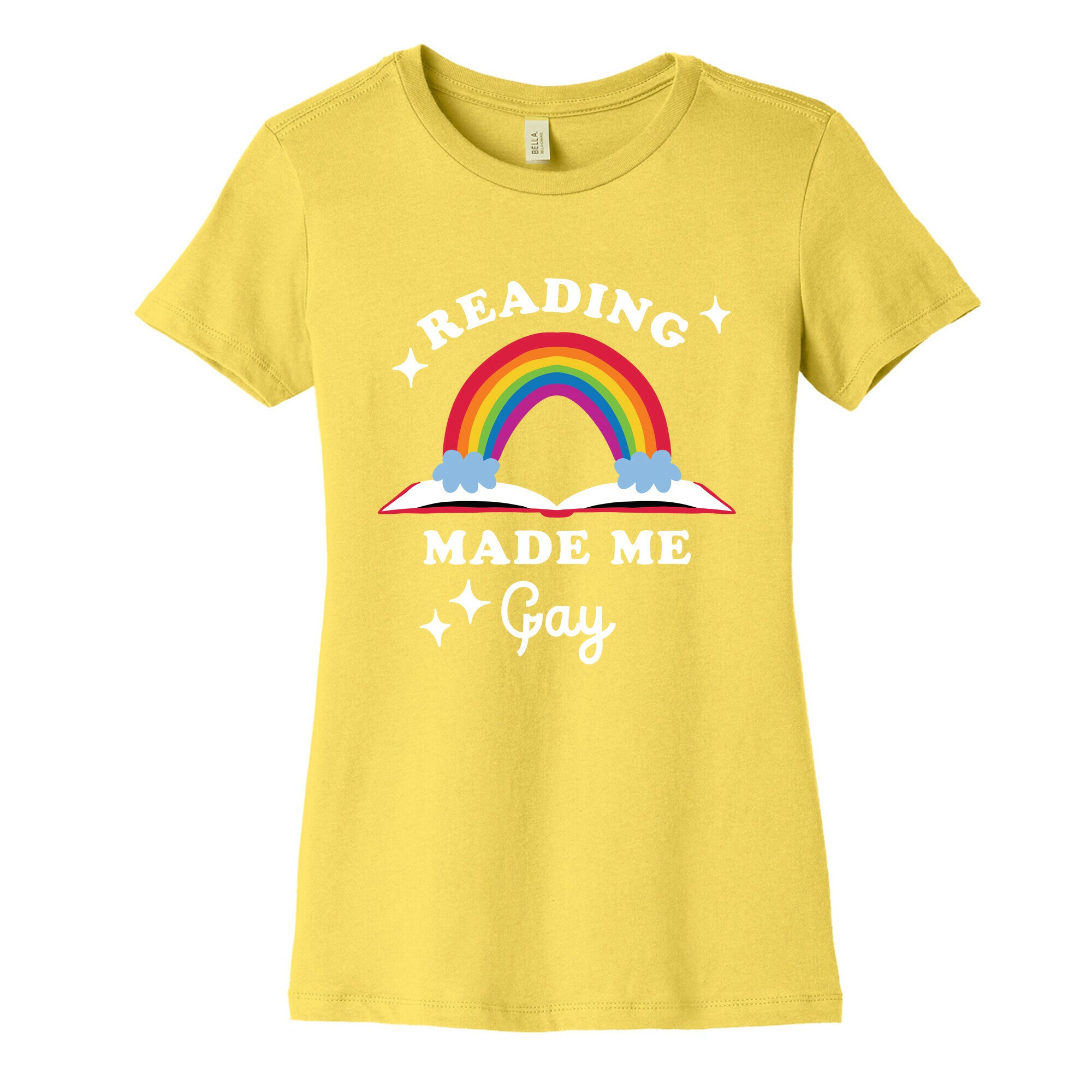 Reading Made Me Gay Women's Cotton Tee