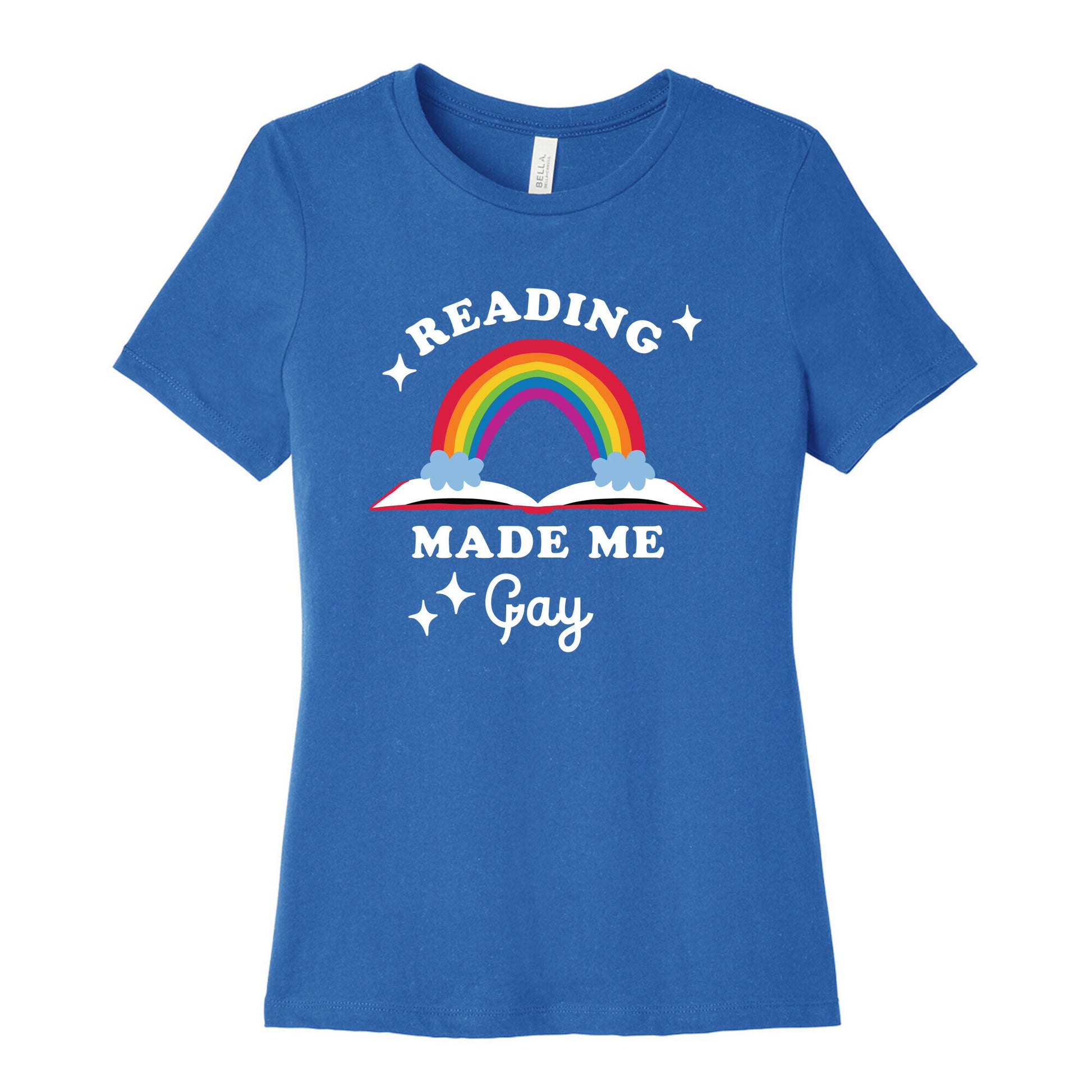 Reading Made Me Gay Women's Cotton Tee