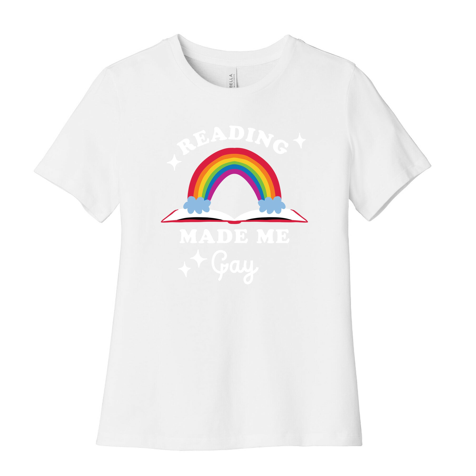Reading Made Me Gay Women's Cotton Tee
