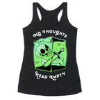 No Thoughts, Head Empty (Gelatinous Cube) Racerback Tank