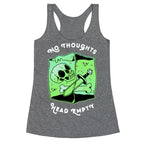 No Thoughts, Head Empty (Gelatinous Cube) Racerback Tank