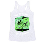 No Thoughts, Head Empty (Gelatinous Cube) Racerback Tank