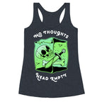 No Thoughts, Head Empty (Gelatinous Cube) Racerback Tank