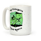 No Thoughts, Head Empty (Gelatinous Cube) Coffee Mug