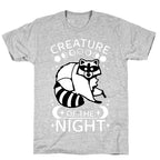 Creature Of The Night Raccoon T-Shirt