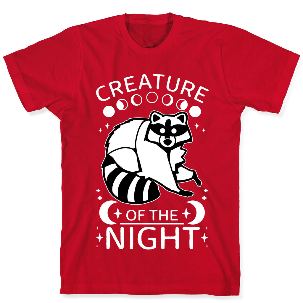 Creature Of The Night Raccoon T-Shirt