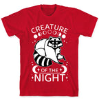 Creature Of The Night Raccoon T-Shirt