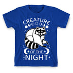 Creature Of The Night Raccoon T-Shirt