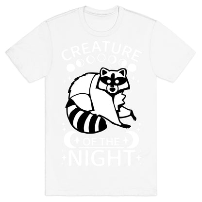Creature Of The Night Raccoon T-Shirt