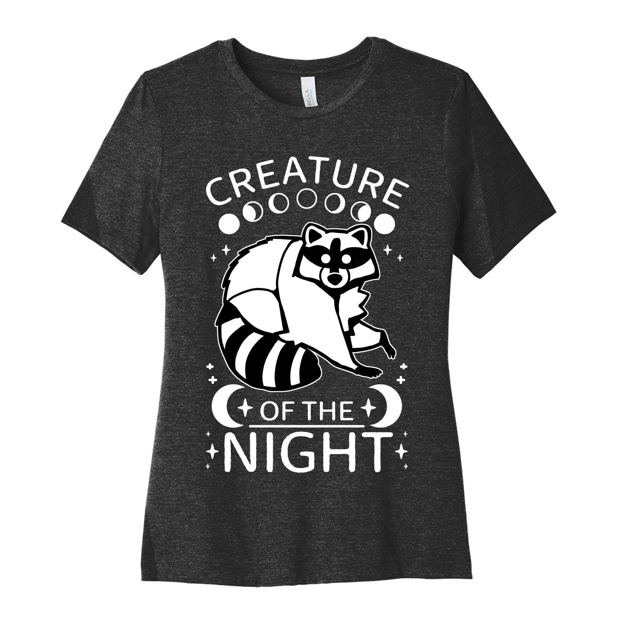 Creature Of The Night Raccoon Women's Cotton Tee