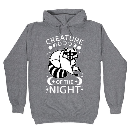 Creature Of The Night Raccoon Hoodie