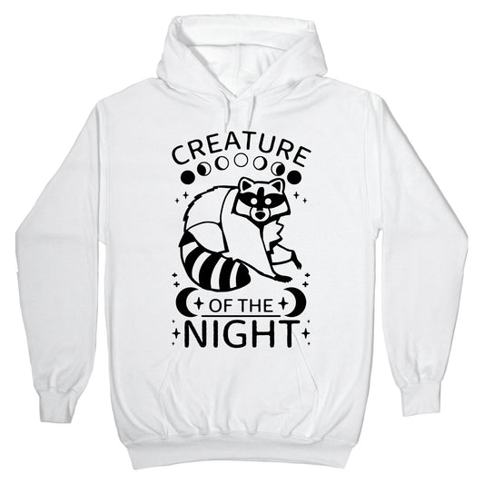 Creature Of The Night Raccoon Hoodie