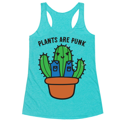 Plants Are Punk Racerback Tank