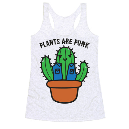 Plants Are Punk Racerback Tank