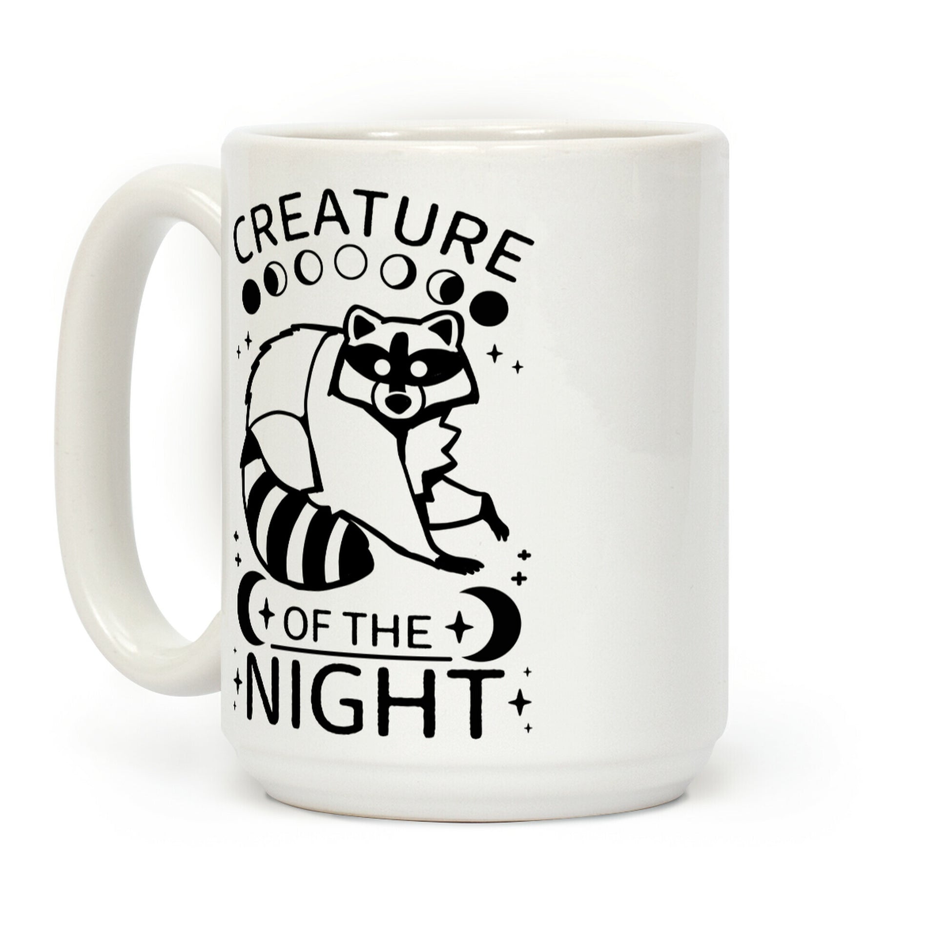 Creature Of The Night Raccoon Coffee Mug