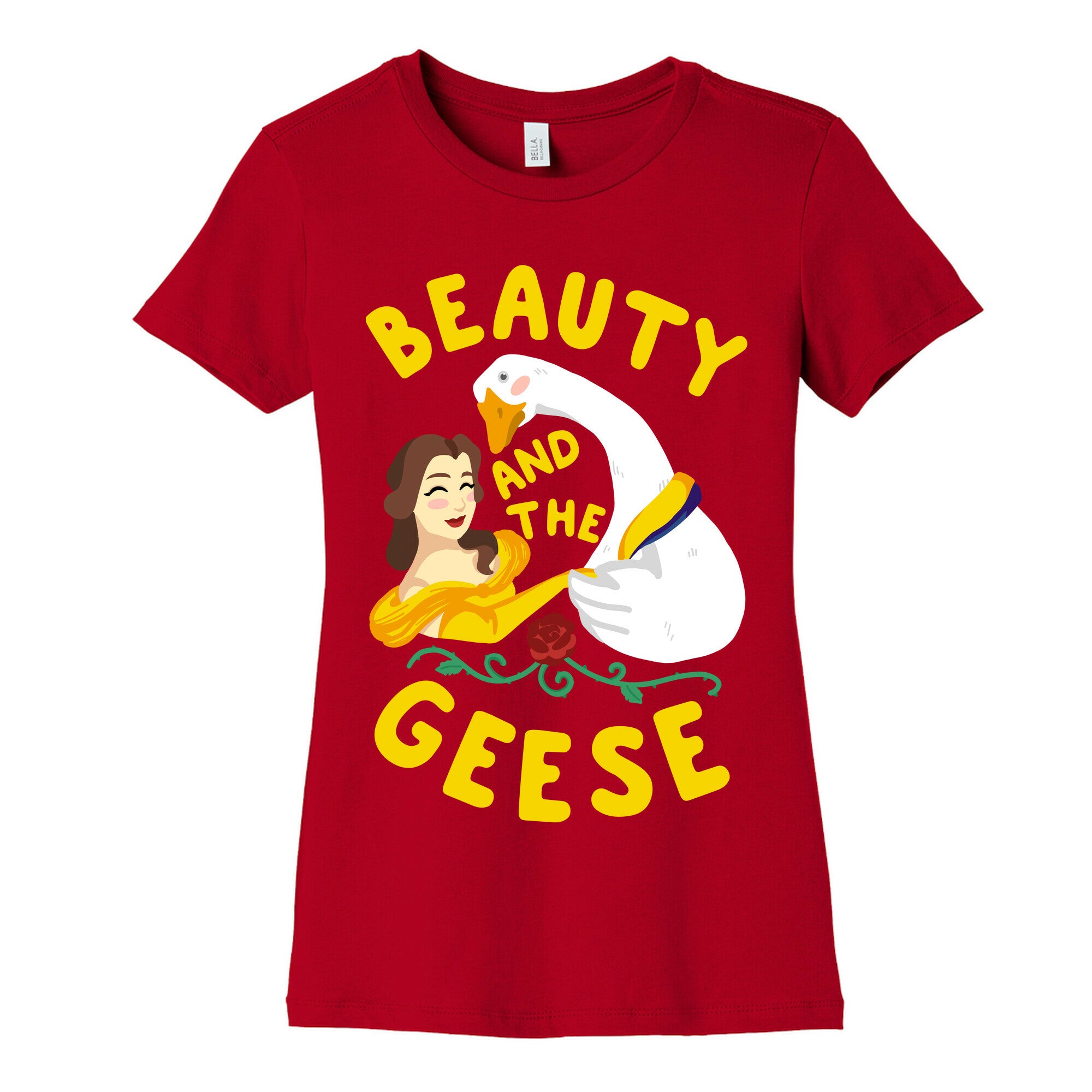 Beauty and the Geese Women's Cotton Tee