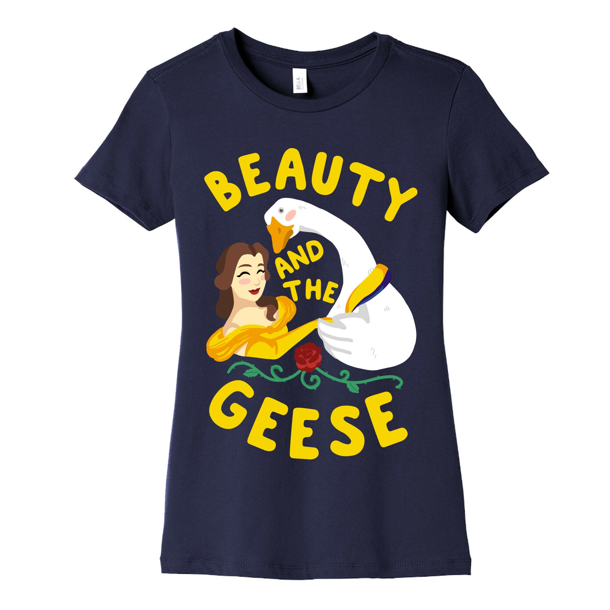 Beauty and the Geese Women's Cotton Tee