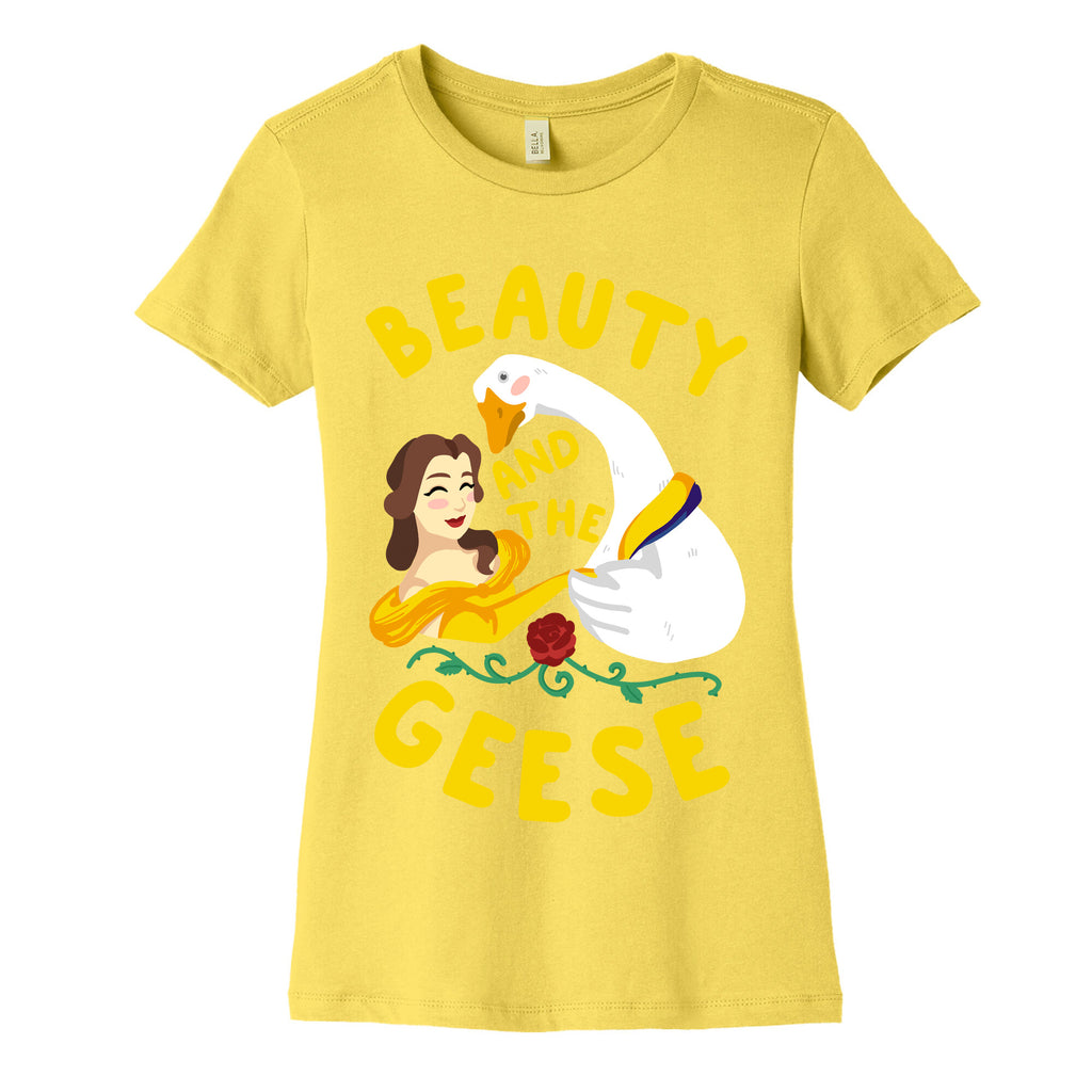 Beauty and the Geese Women's Cotton Tee