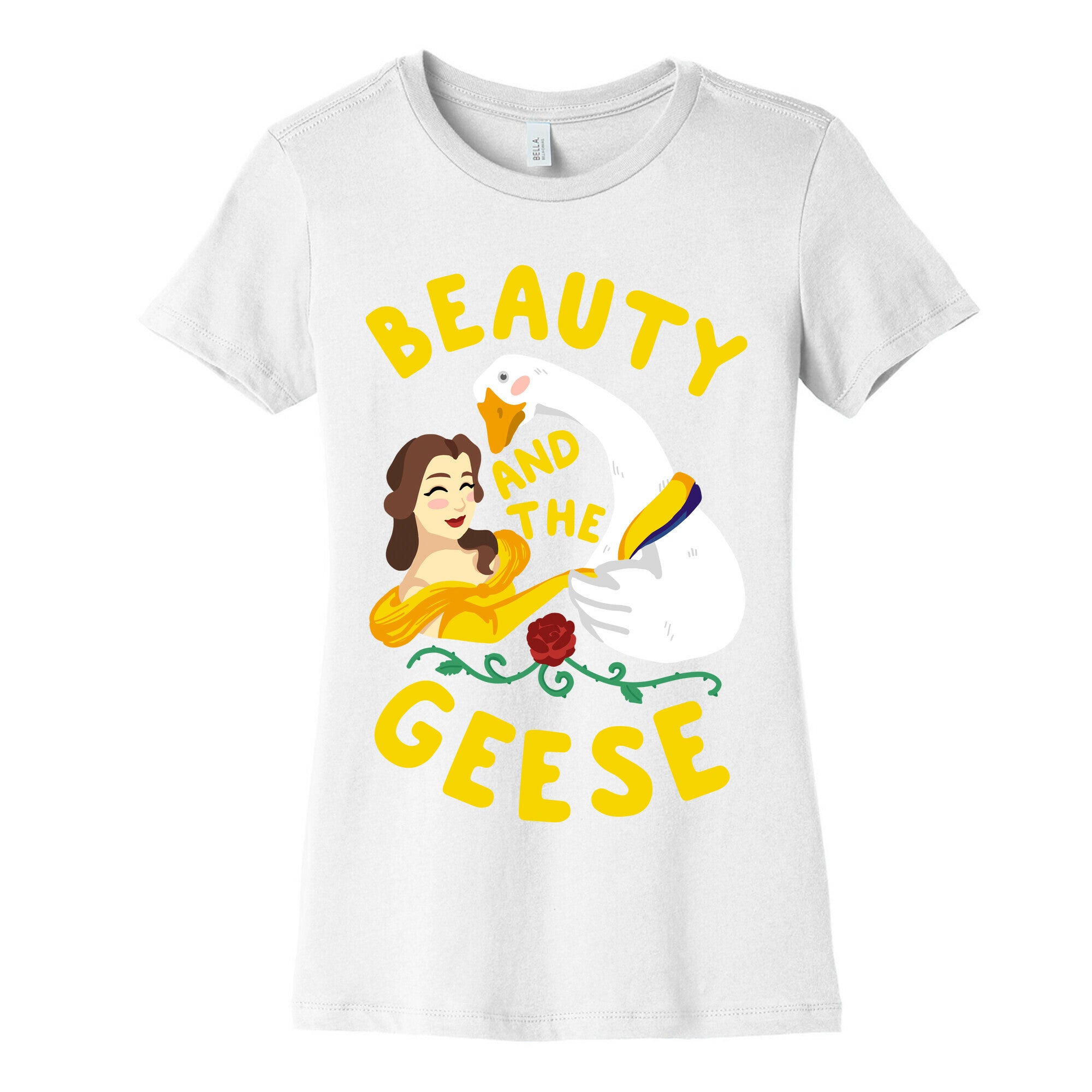 Beauty and the Geese Women's Cotton Tee