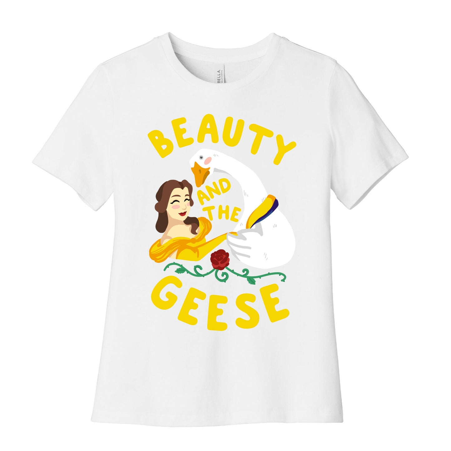 Beauty and the Geese Women's Cotton Tee