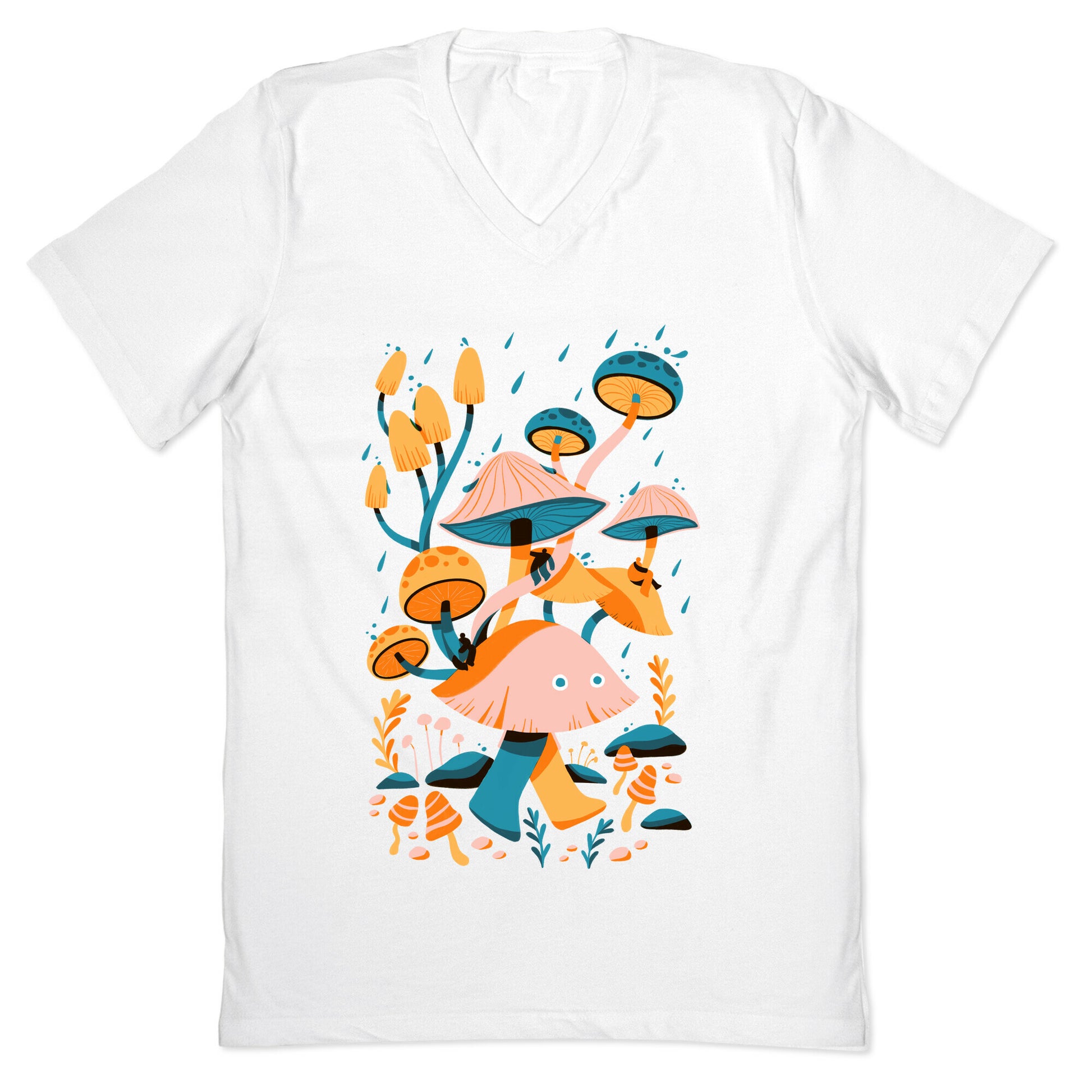 Mushroom Forest Spirits V-Neck