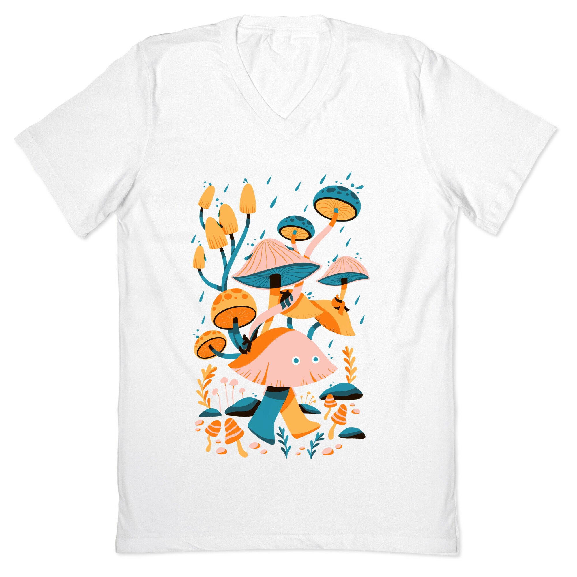 Mushroom Forest Spirits V-Neck