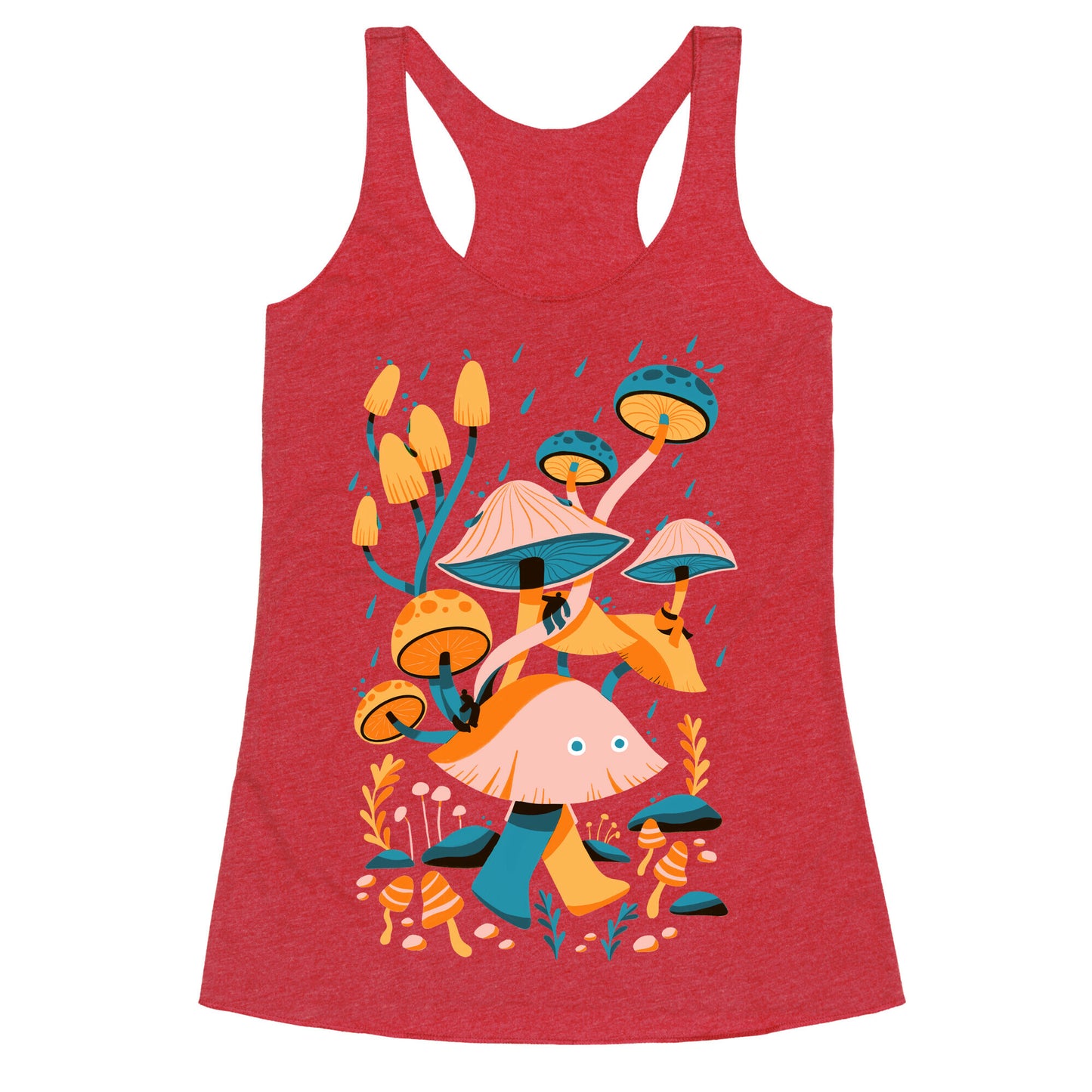 Mushroom Forest Spirits Racerback Tank