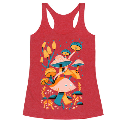 Mushroom Forest Spirits Racerback Tank