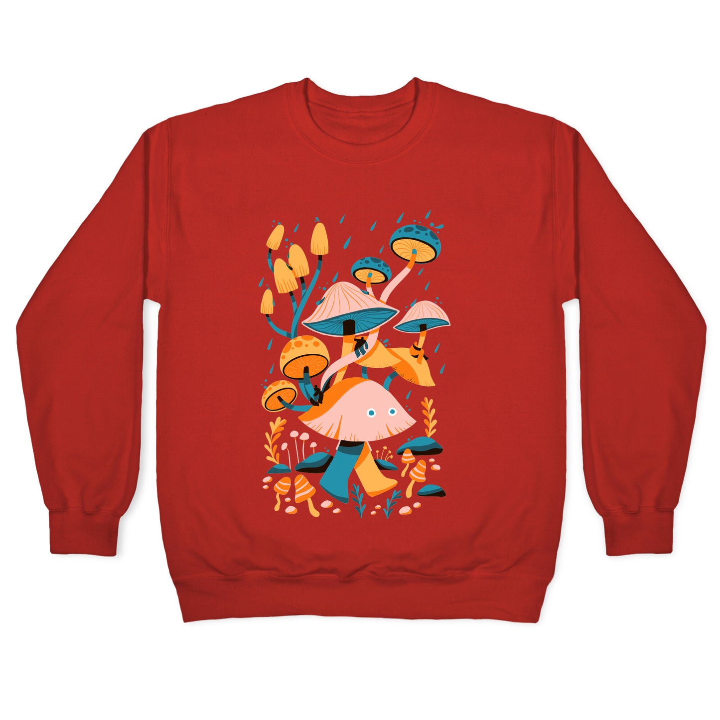 Mushroom Forest Spirits Crewneck Sweatshirt
